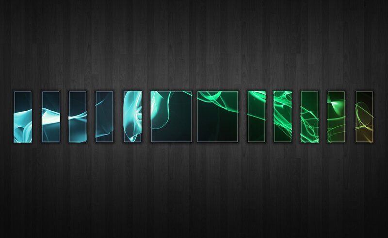 abstract light wave panels