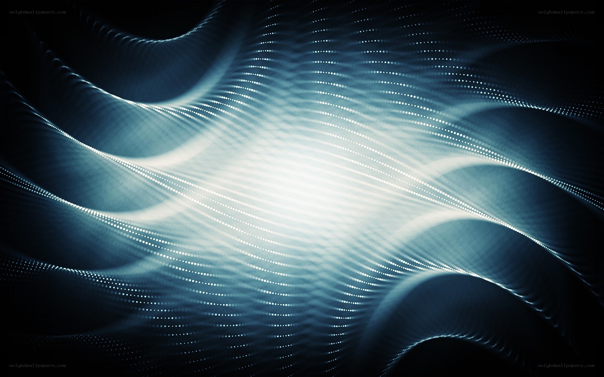 Abstract light wave pattern