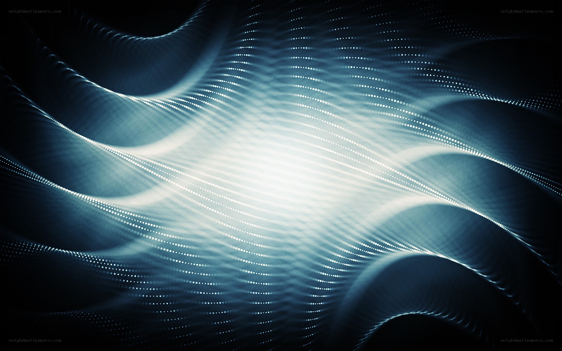 Abstract light wave pattern