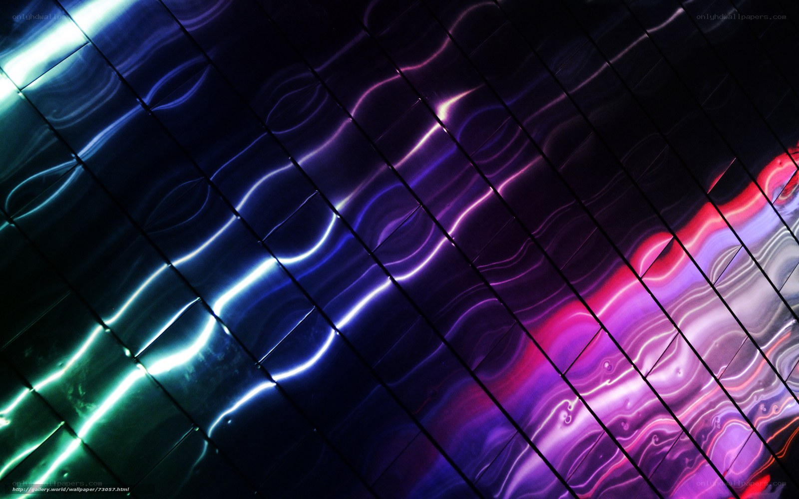 Abstract light wave pattern