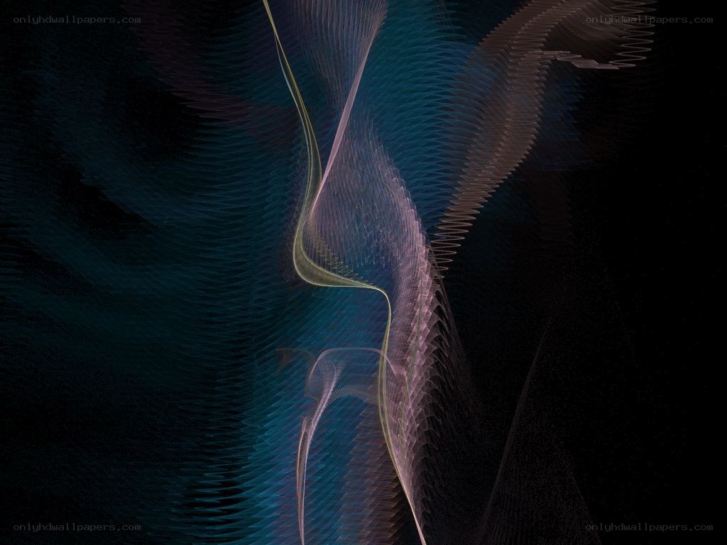 Abstract light wave patterns