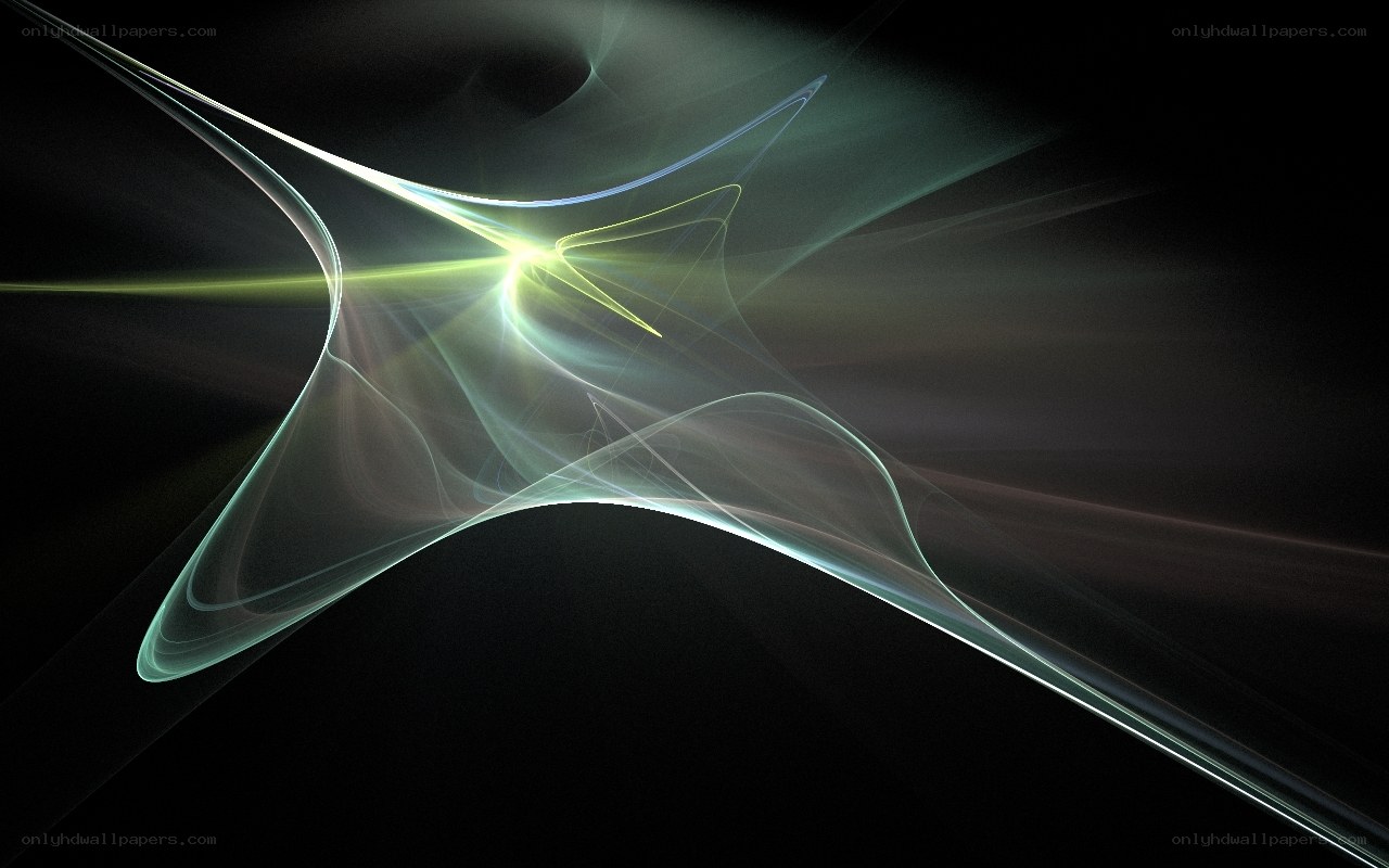 Abstract light wave patterns