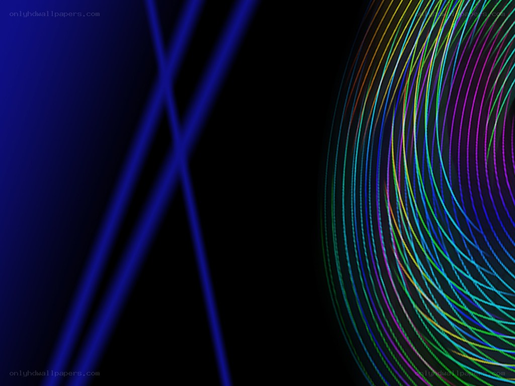 Abstract light wave patterns