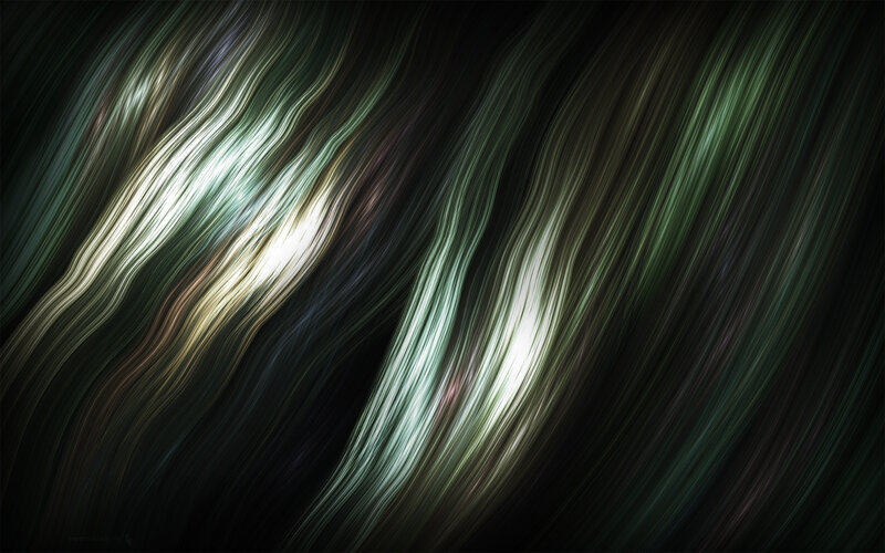 Abstract light wave patterns