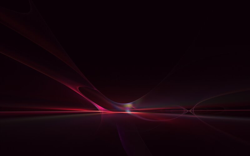 Abstract Light Waves — Black, Dramatic