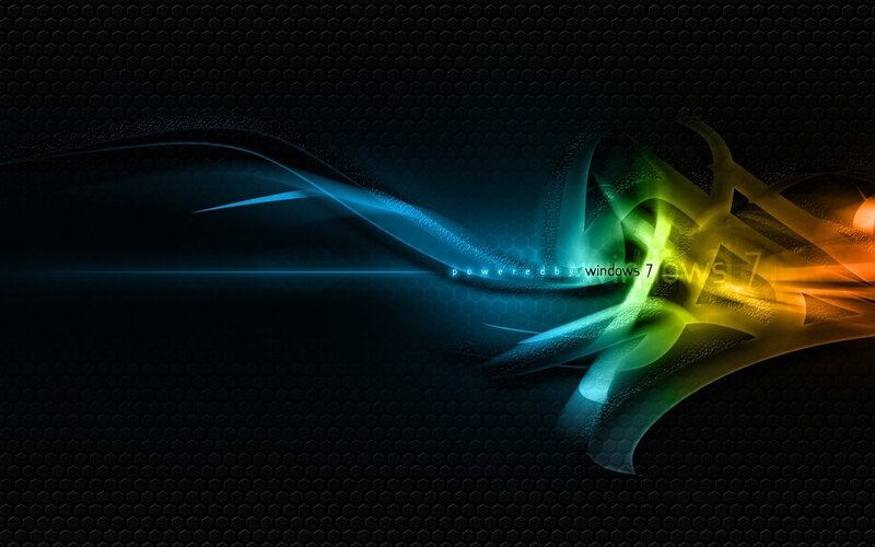Abstract Light Waves — Black, Dynamic, Digital Art