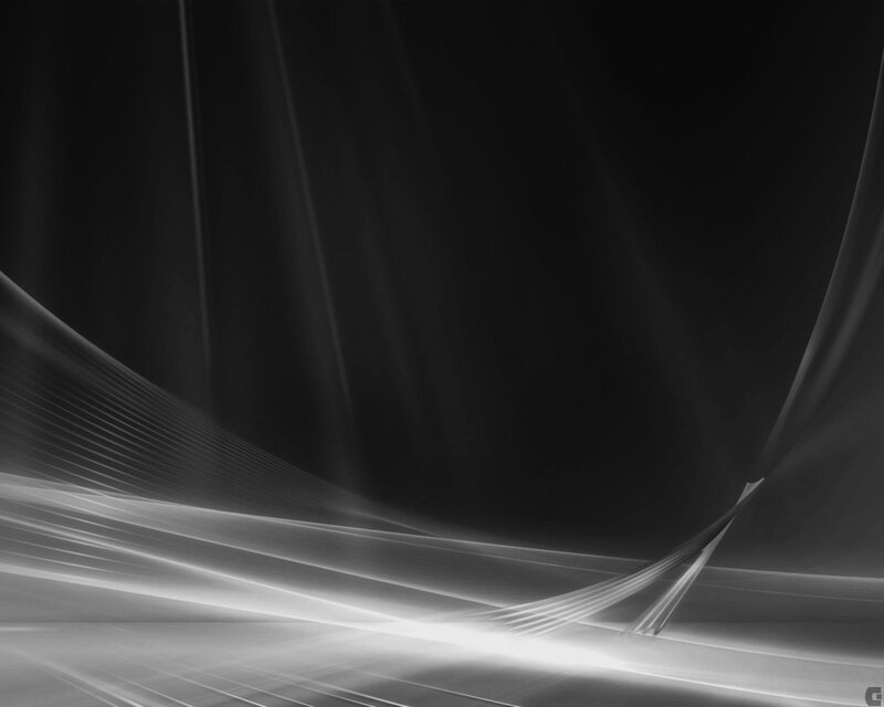 Abstract Light Waves — Black, Serene, Curves, Dark Background