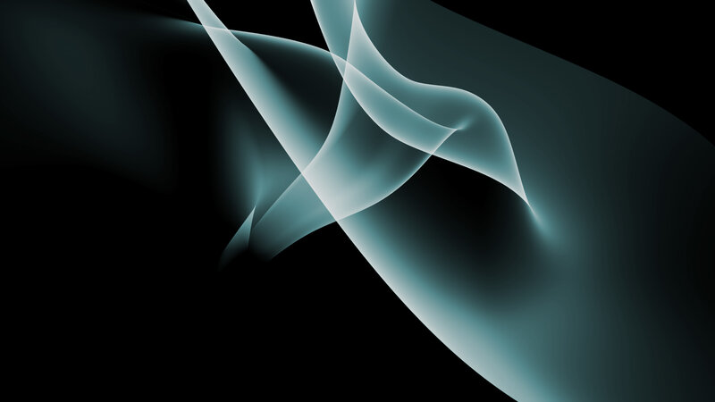 Abstract Light Waves — Black, Serene