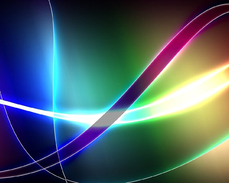 Abstract Light Waves — Blue, Dynamic, Curves