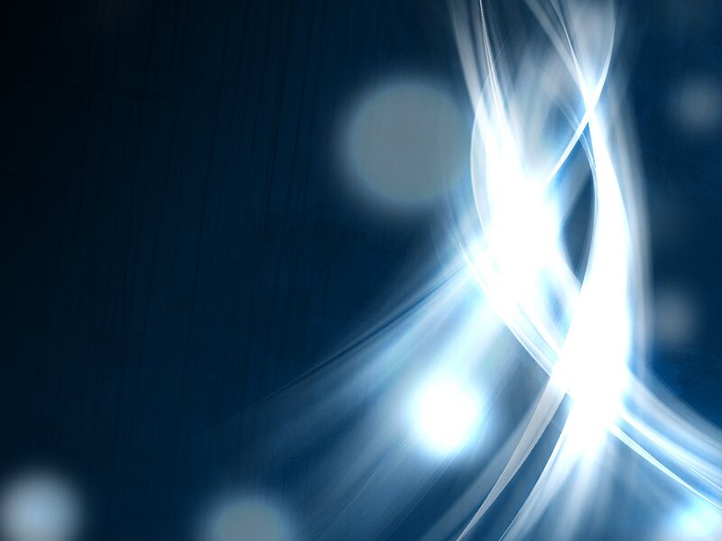 Abstract Light Waves — Blue, Dynamic, Digital Art, Glow