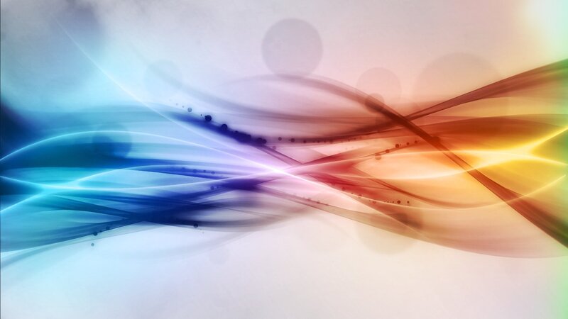 Abstract Light Waves — Blue, Dynamic, Light Streaks