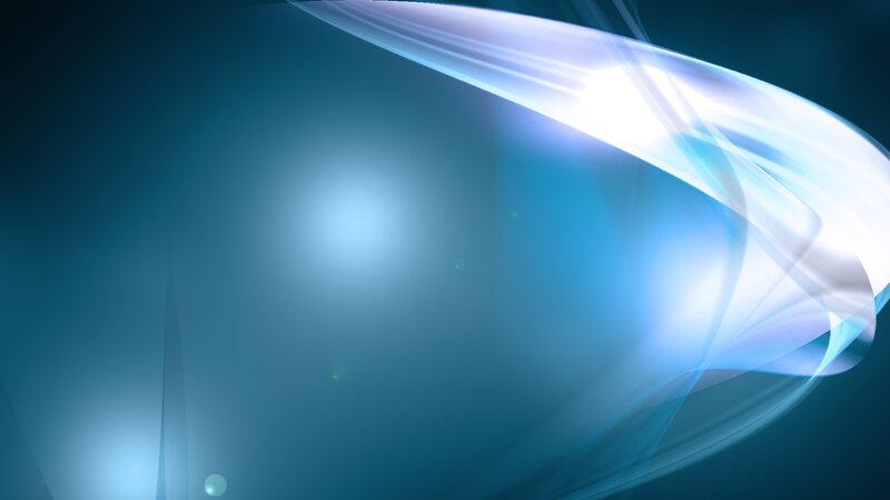 Abstract Light Waves — Blue, Serene, Digital Art, Glow, Motion