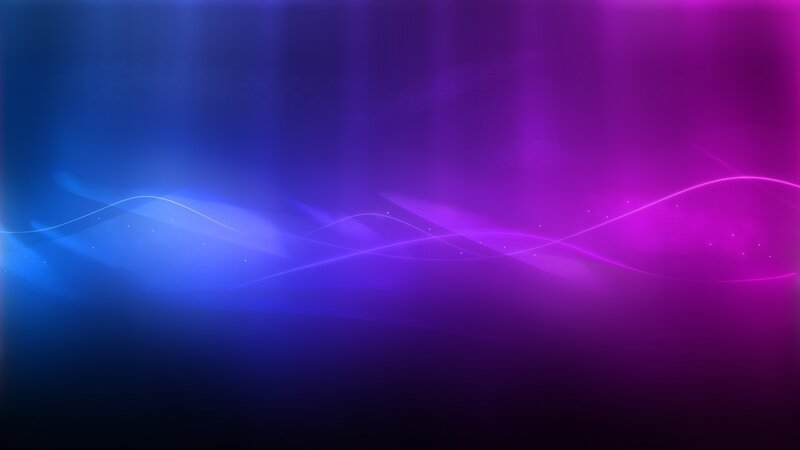 Abstract Light Waves — Blue, Serene, Digital Art, Particles