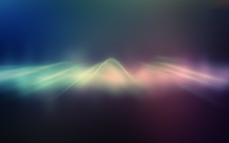 Abstract Light Waves — Blue, Serene, Wave