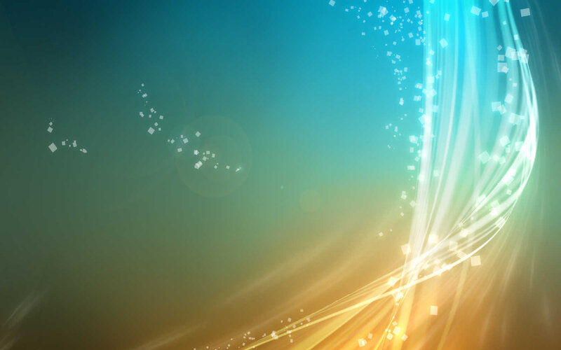 Abstract Light Waves — Blue