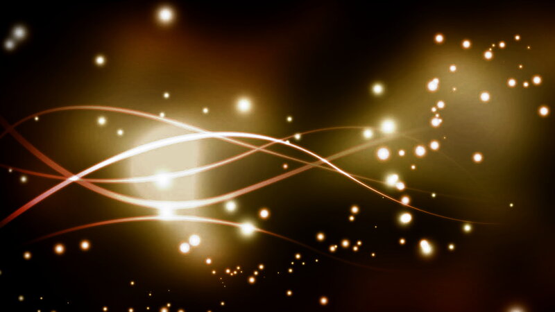 Abstract Light Waves — Gold, Ethereal