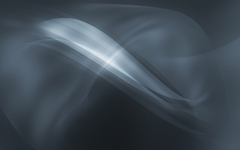 Abstract Light Waves — Gray, Serene