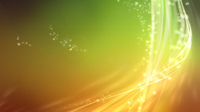 Abstract Light Waves — Green, Energetic