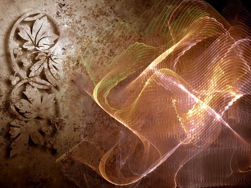 abstract light waves on textured background