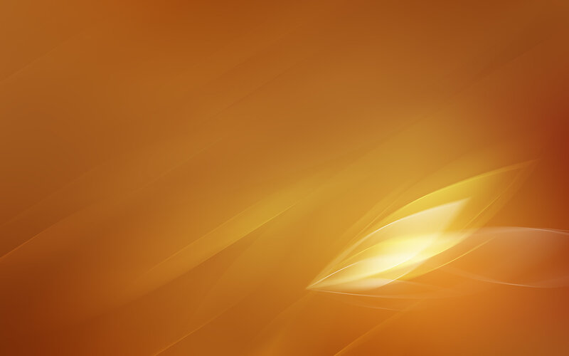 Abstract Light Waves — Orange, Calm, Digital Art