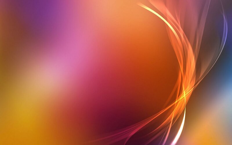 Abstract Light Waves — Orange, Dynamic, Color Gradient, Purple, Yellow