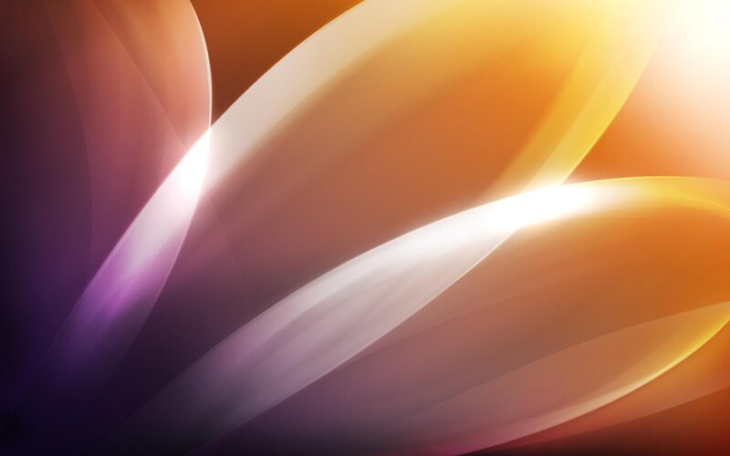 Abstract Light Waves — Orange, Dynamic, Color