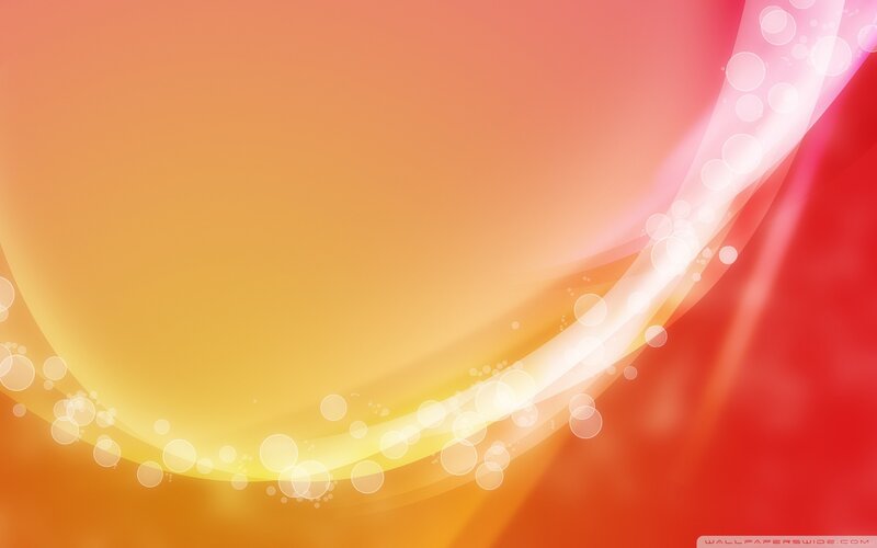 Abstract Light Waves — Orange, Dynamic, Digital Art, Circles