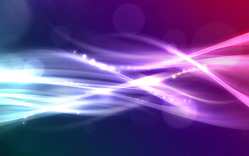 Abstract Light Waves — Purple, Blue