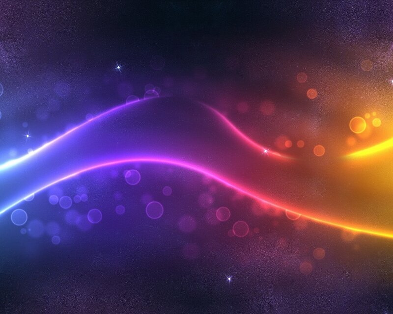 Abstract Light Waves — Purple, Cosmic