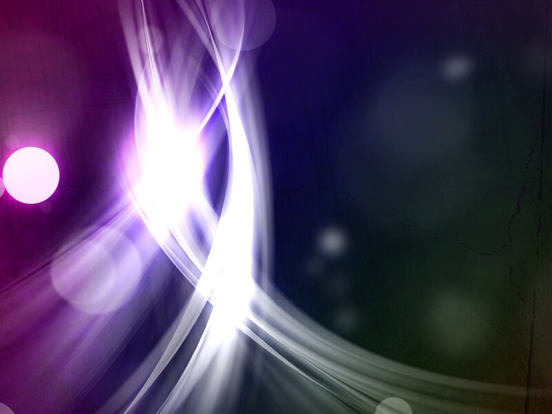 Abstract Light Waves — Purple, Dynamic, Digital Art, Glow
