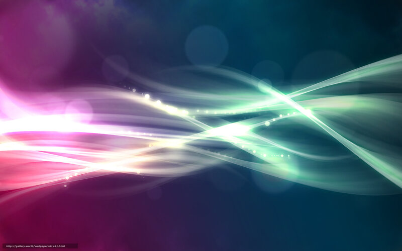 Abstract Light Waves — Purple, Dynamic, Digital Art
