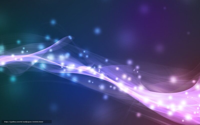 Abstract Light Waves — Purple, Ethereal, Digital Art