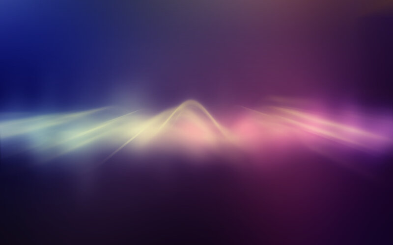 Abstract Light Waves — Purple, Serene, Wave
