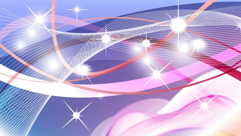 Abstract Light Waves — Purple