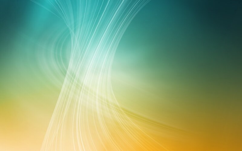 Abstract Light Waves — Teal, Calm