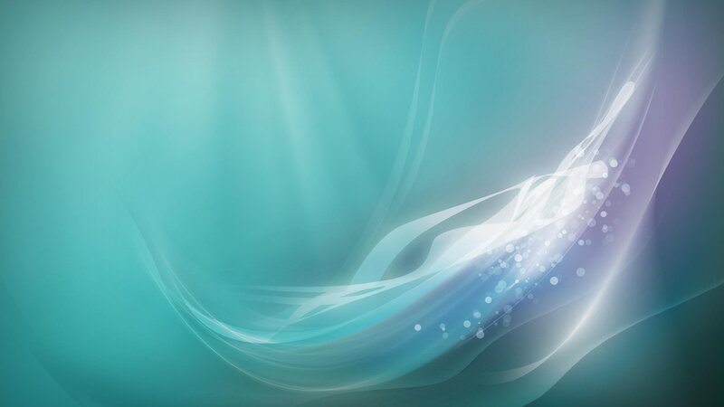Abstract Light Waves — Teal, Serene, Digital Art, Particles, Curves