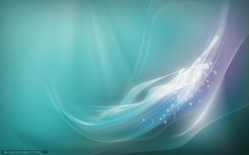 Abstract Light Waves — Teal, Serene, Digital Art, Particles