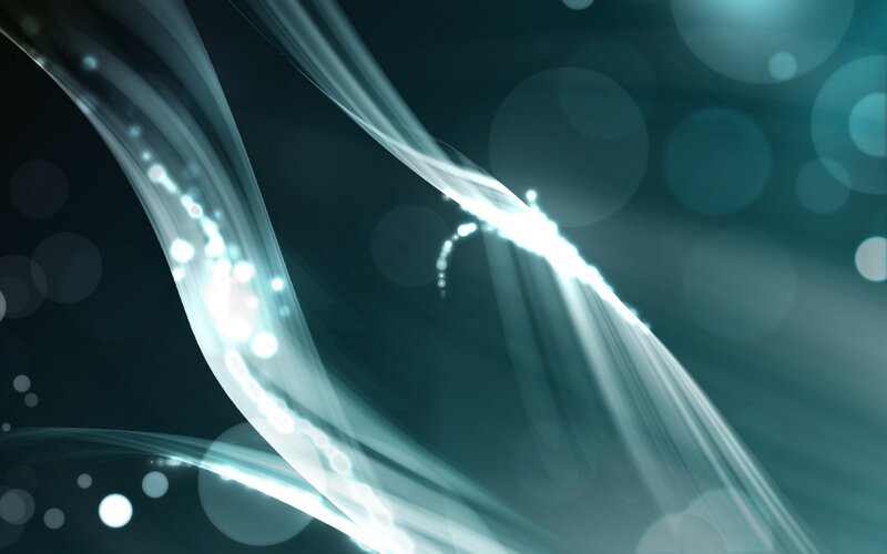 Abstract Light Waves — White, Serene