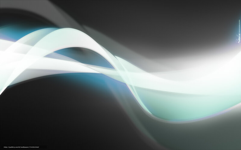 Abstract Light Waves — White