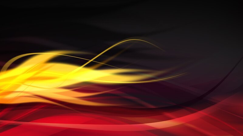 Abstract Light Waves — Yellow, Dynamic, Digital Art, Color, Motion
