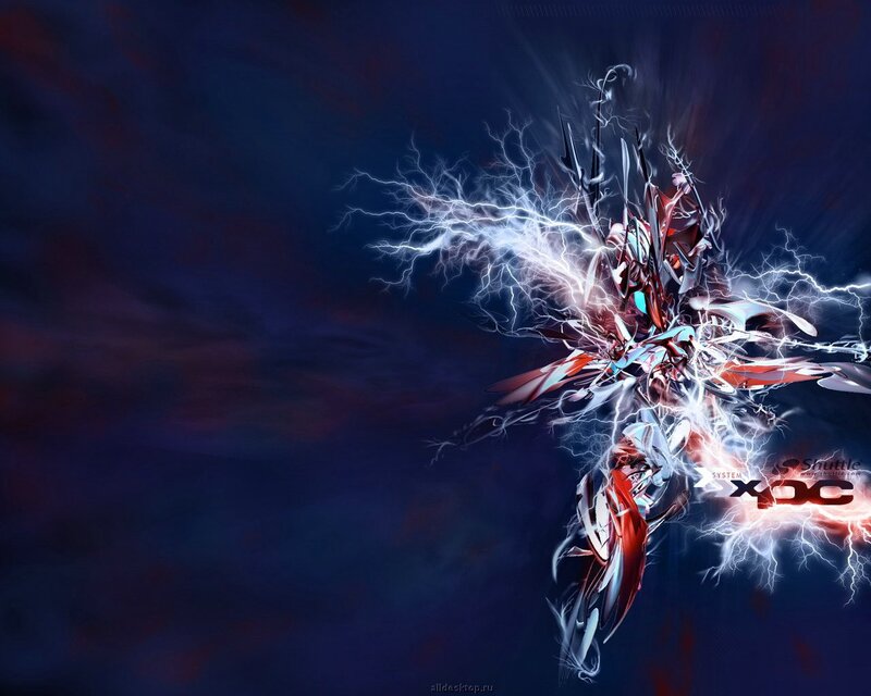 abstract lightning energy design