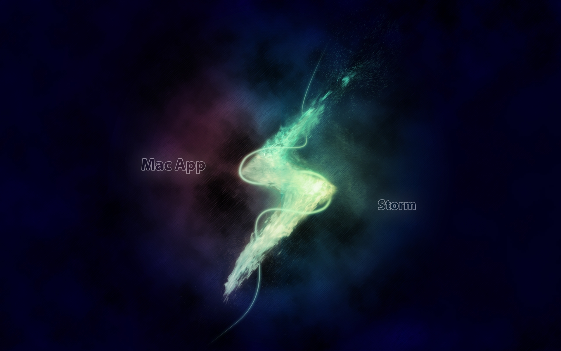 abstract lightning storm