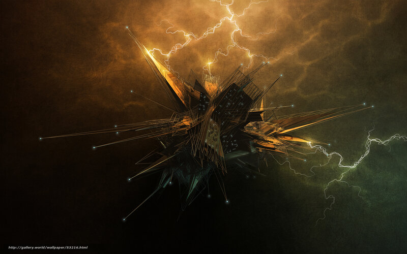 abstract lightning structure