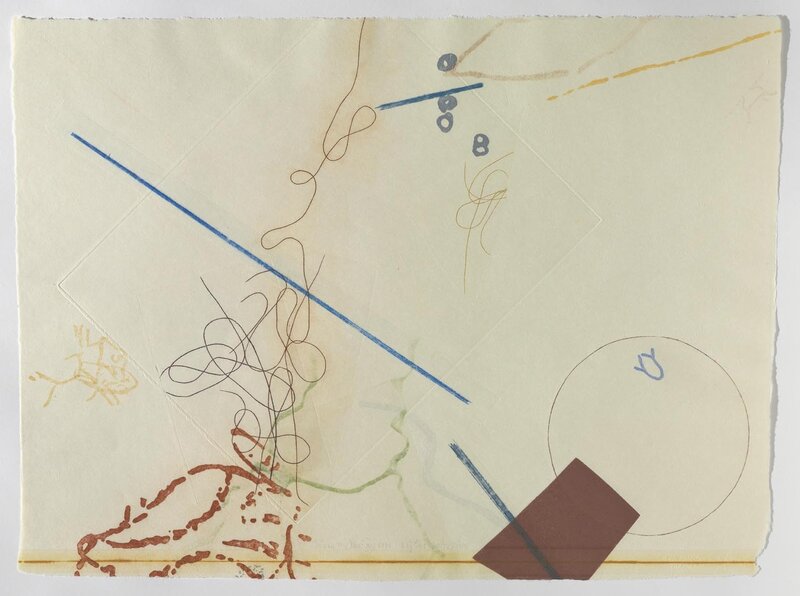 Abstract line and shape composition
