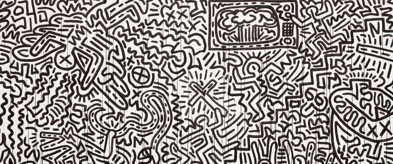 Abstract Line Art — Black, Chaotic, Illustration