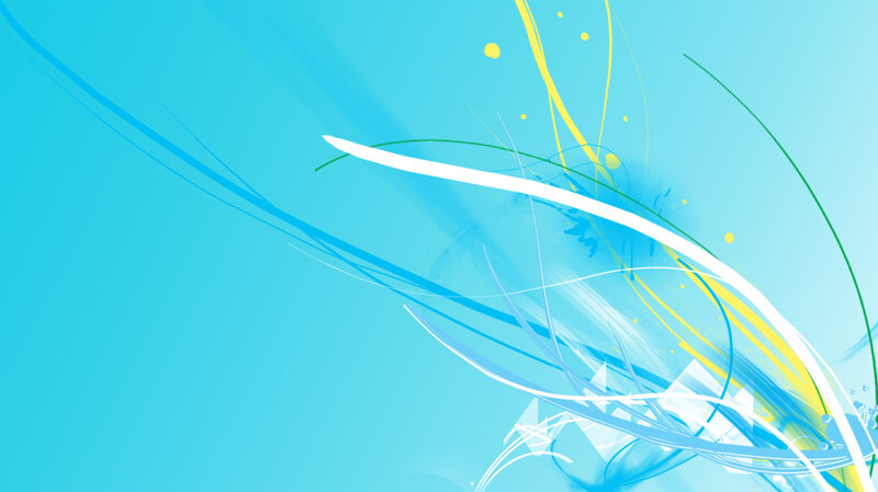Abstract Line Art — Blue
