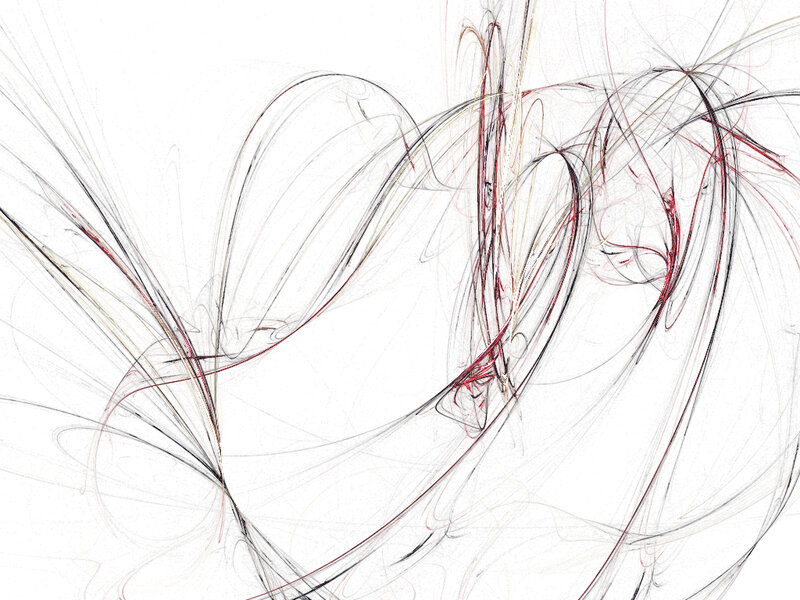 abstract line art composition
