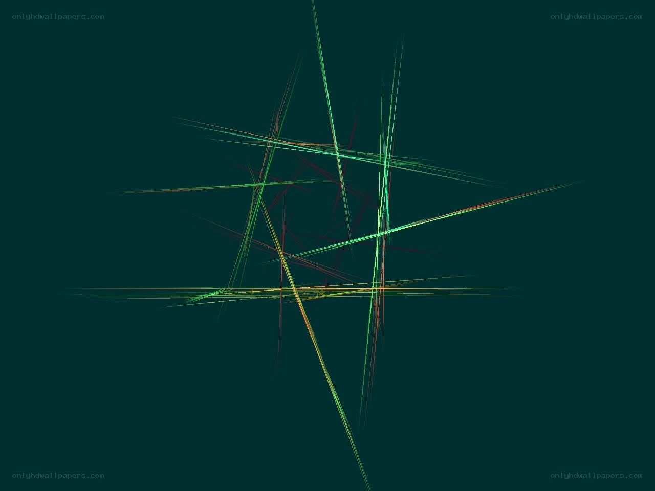 Abstract line art composition