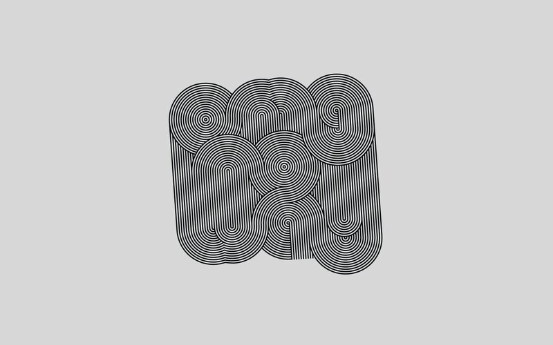 Abstract line art pattern