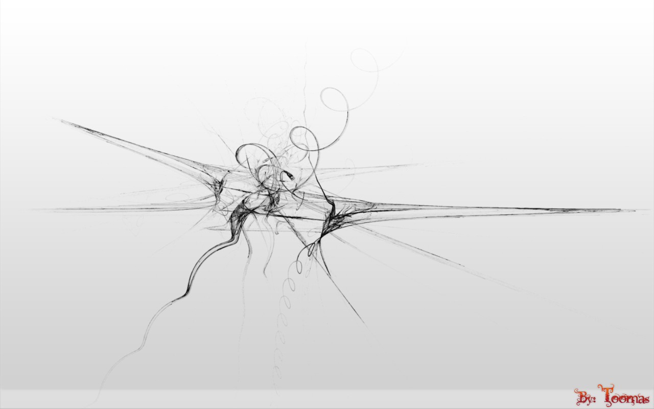 abstract line art sketch